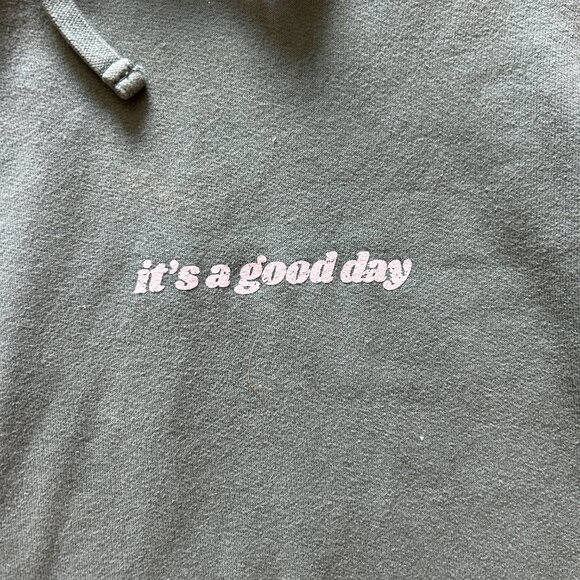 Green Good Day Hoodie - Picture 2 of 3